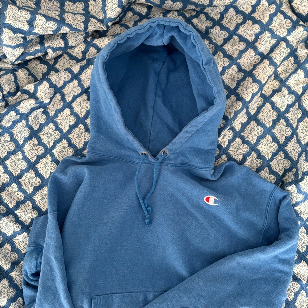 Champion Classic Blue Pullover Hoodie